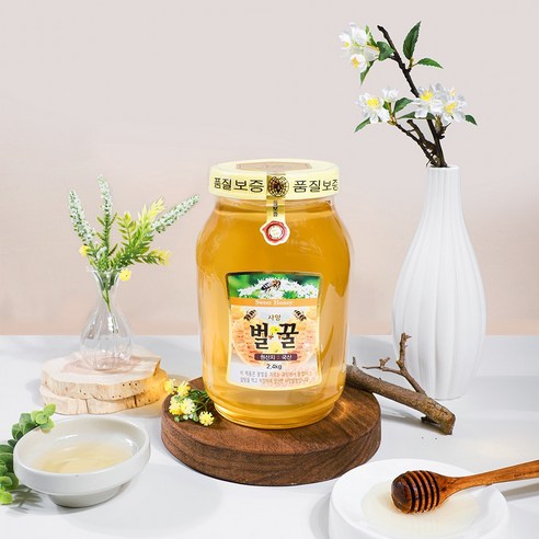 [백화농원] 스위트 허니 국내산 벌꿀 2.4kg, 1개, 단품