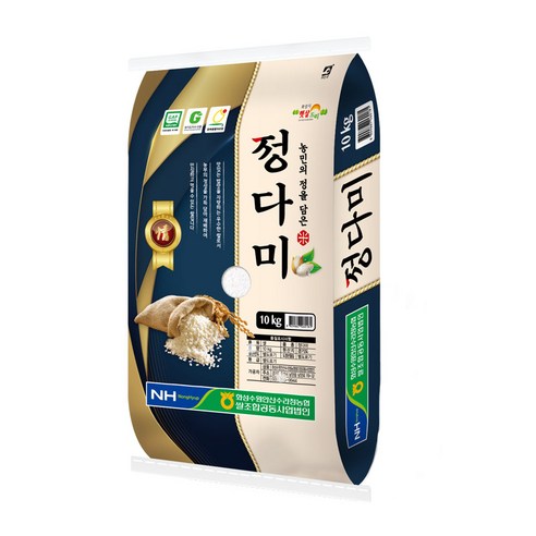 경기 수원 정다미 쌀 10kg / 밥맛 좋은 국내산 백미, 상등급, 10kg, 1개