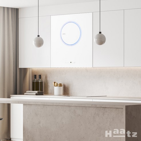 하츠 통후드 슬림루나 SSL-60G 주방후드 주방환풍기 가스렌지후드, 고객직접설치, 전동댐퍼, 슬림루나 블랙, SSL
