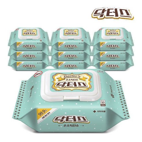 향료 없이 깔끔하게, 닥터스 손소독티슈로 온 가족 위생을 지키세요.