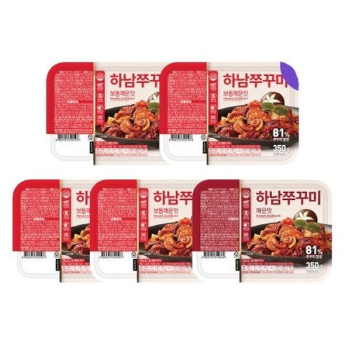 하남쭈꾸미 500g 5팩 보통매운맛, 5개