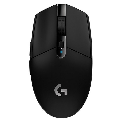 Logitech- G304 / G305 무선 게임 마우스 PC 게이머 12000DPI 히어로 센서 RGB Usb 노트북 컴퓨터 기계식 버튼, [01] G304-Black, 한개옵션1