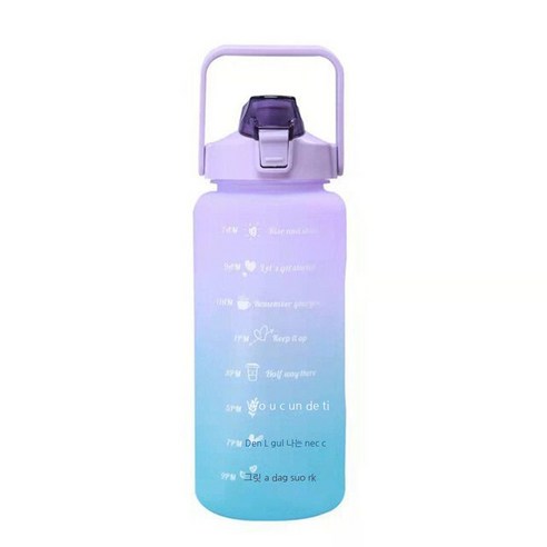 MEIISEO대용량 스포츠 물통 다기능 물병 휴대용 스포츠 물통 대용량 보온병, Purple
