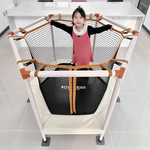 로얄키즈 트램폴린 어린이 유아 점핑 방방 140cm, 1개