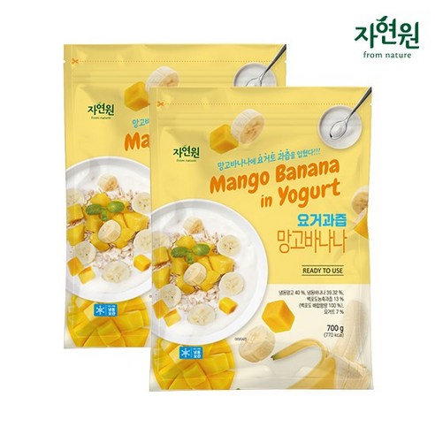 요거과즙 망고바나나 700g x 2팩