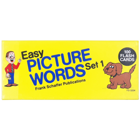100 플래시카드 Easy Picture Words set 1 쉬운 그림 단어 영어 학습카드, 1개
