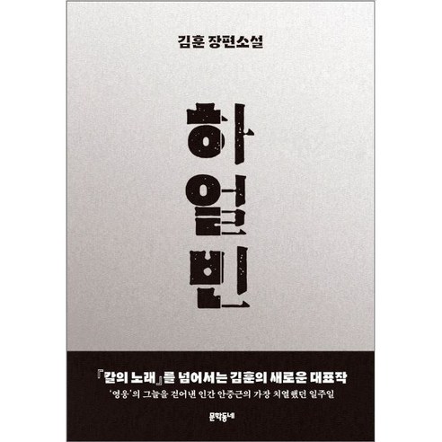 하얼빈 (김훈 장편소설)