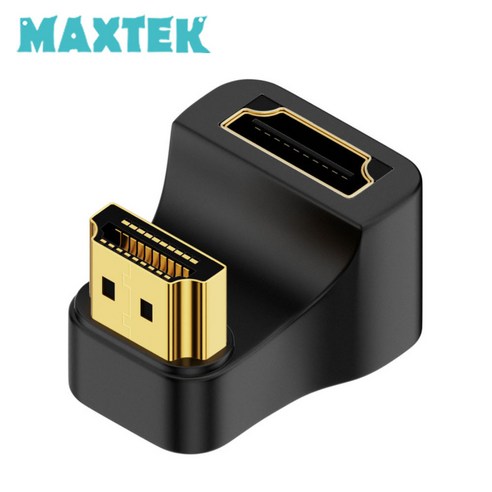 MAXTEK 8K HDMI2.1 U형 180도 전면 꺽임 젠더(M/F)/MT404/8K UHD 60Hz 지원/금도금 커넥터/방향 전환