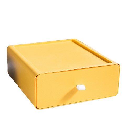 데스크탑 주최자 스토리지 서랍 메이크업 박스 쌓을 수있는 쥬얼리 컨테이너 대용량 사무실 보관 케이스 BOX-B, 하나, 보여진 바와 같이