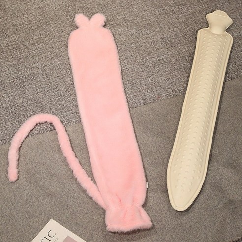 롱보온주머니 오래가는 보온 물주머니 핫팩 찜질팩 70cm 1200mL 핑크, 1개
