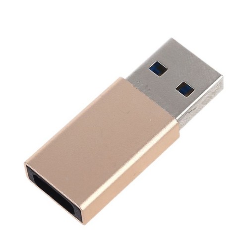 USB 남성 T 형 C 여성 OTG 어댑터 변환기 유형 C 케이블 U 디스크 팬 어댑터, 금