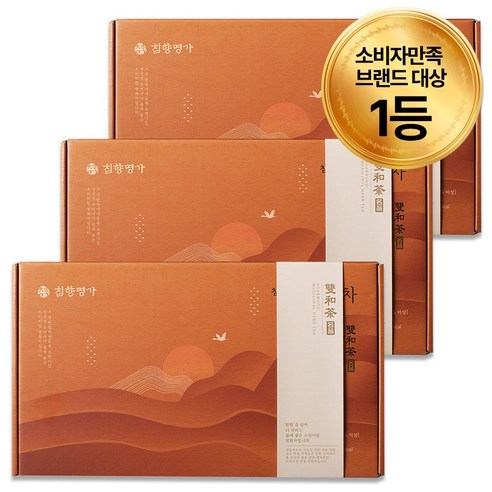 침향명가 침향 담은 쌍화차 진액, 3개, 15개입, 100ml