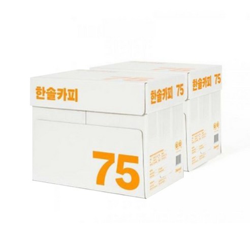 한솔제지 한솔카피 A4용지 75g A4복사용지, A4, 5000매