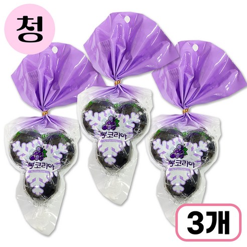 쿄호젤리 국내산 거봉 코리아 젤리 180g, 3개