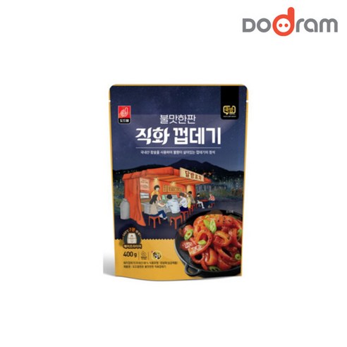 [도드람한돈] 불맛한판 직화껍데기 400g, 단일속성, 1개