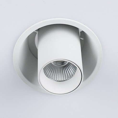 LED 실린더 COB 매입등 원통 스포트 페퍼 3인치 8W COB, LED 페퍼 매입 화이트 8W (주백색), 1개