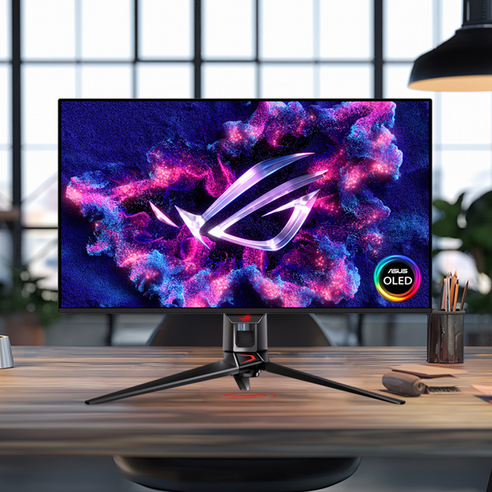 ASUS ROG SWIFT PG32UCDM 82Cm(32) QD-OLED 평면 4K UHD 240Hz 게이밍 모니터 3년보증