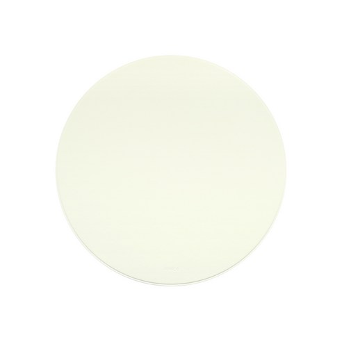 FENICE 조약돌 가죽 마우스 패드, ROUND WHITE, 1개