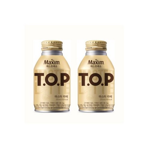 T.O.P 마스터 라떼 275mlx20캔 캔커피 398647, 20개, 275ml, 20개