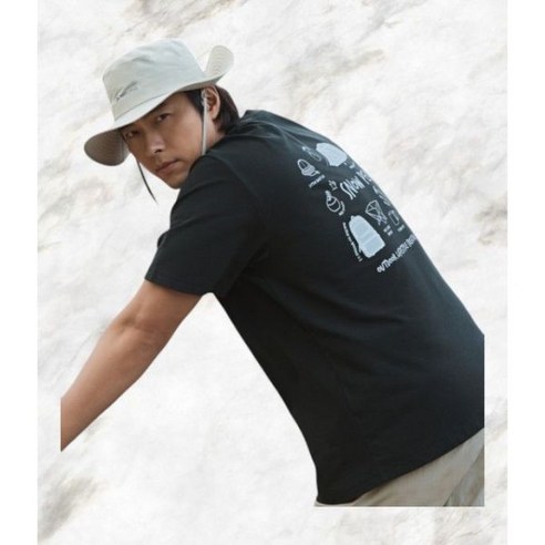 스노우피크 어패럴 SNOWPEAK APPAREL 에코 퀵드라이 그래픽 반팔 티셔츠 Dark Charcoal S24MMFTS70 S24MMFTS70DC 338821