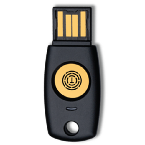 T110 - FIDO2 KEY U2F PIN 터치 보안키 USB-A (Made in Korea), Black, 1개