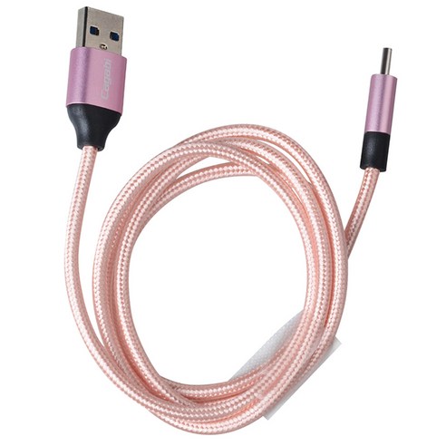 YSSHOP 안드로이드에 대한 USB 타입 C 데이터 동기화 고속 충전 케이블, 설명, 설명, 핑크