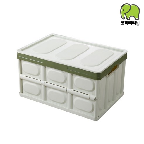 코끼리리빙 접이식 리빙 폴딩 공간 박스 소품 수납 정리함 ElB-3055, 1box, 55L블랙
