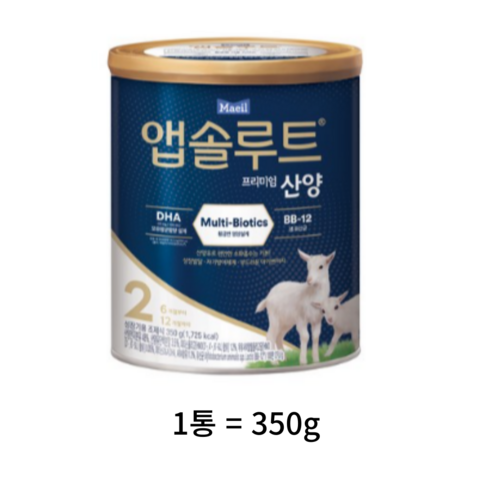 앱솔루트 프리미엄 산양 분유 2단계, 2통, 4개 2통 × 4개 섬네일