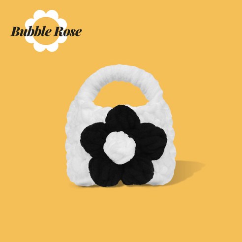 버블로즈 볼 파우치 골프 니트 볼주머니, 화이트, 1개