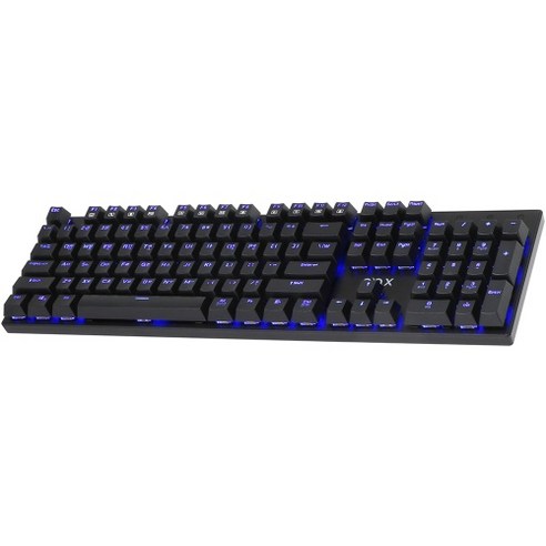 COX 교체축 LED 게이밍 기계식 유선 일반형 키보드, 블랙, CK510, 갈축