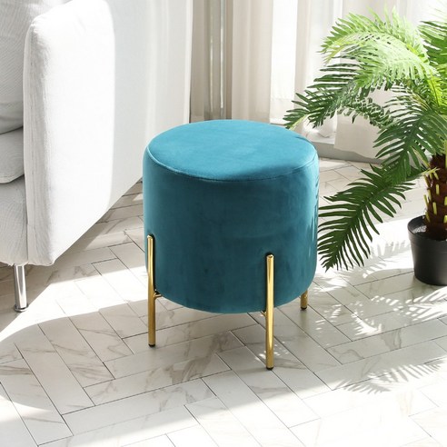 지엠퍼니처 인테리어 의자 골드 베스트 콜렉션, 그린, 1개