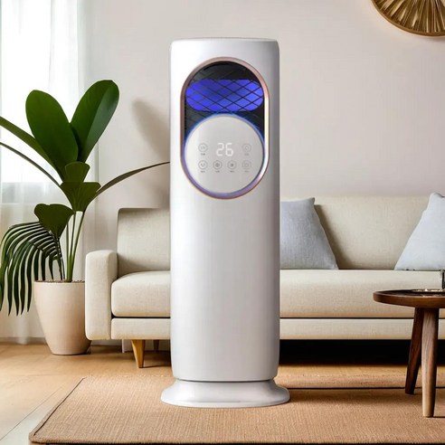 매슬로 UV 냉온풍기 5in1 사계절 냉난방기 – HFc-18 30X23X81cm, 화이트, 리모콘 포함 이동식냉난방기 매슬로 UV 냉온풍기 5in1 사계절 냉난방기 – HFc-18 30X23X81cm, 화이트, 리모콘 포함 이동식냉난방기