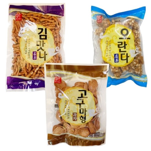 고구마형/오란다/김맛나 추억의 옛날간식 전병 맛 랜덤 발송, 4개, 115g