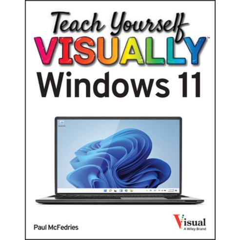 (영문도서) Teach Yourself Visually Windows 11 Paperback, Visual, English, 9781119866442