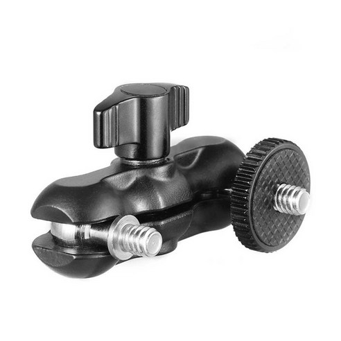 노가암 카메라 액세서리 확장 브래킷 모니터 볼 헤드, 콜드 슈 인터페이스 모니터 스탠드, 1개