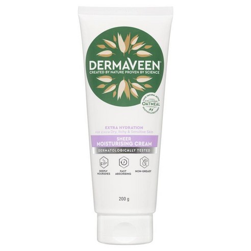 DermaVeen Cream 호주 더마빈 엑스트라 하이드레이션 시어 모이스처라이징 크림 보습 200g