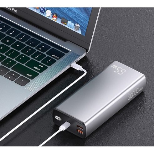 아이노비아 퀵차지3.0+USB-PD 65W 보조배터리 INO65PB 30000mAh