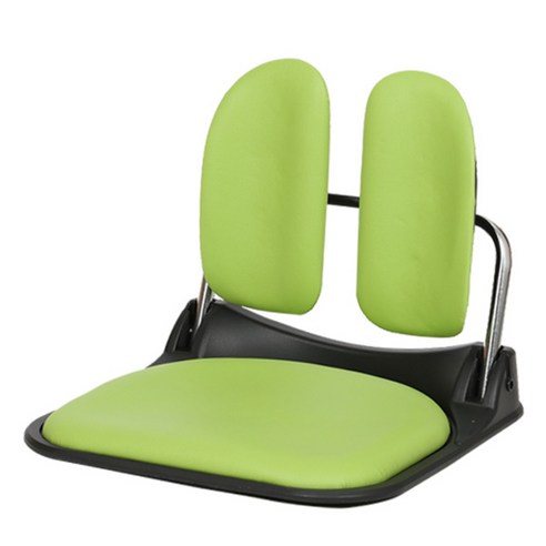 체어포커스 듀얼폴더 DF-925 접이식 좌식의자 인조가죽, 블랙