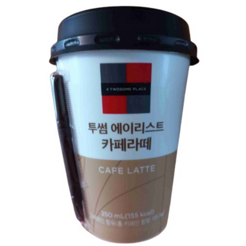 빠른 배송 투썸플레이스 투썸에이리스트 카페라떼 250ml 50개 250ml 300개 (기프티콘 증정)