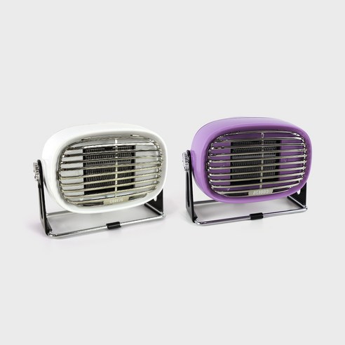 코드26 레트로 감성 탁상용 미니온풍기 500W, CODE-PTCF500WH, 화이트