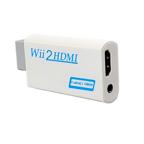 Wii to HDMI 닌텐도 위 게임기 변환 컨버터 위젠더 1080P 업스케일링 TV 케이블 출력 연결 WII2HDMI, Wii2HDMI 단품, 1개