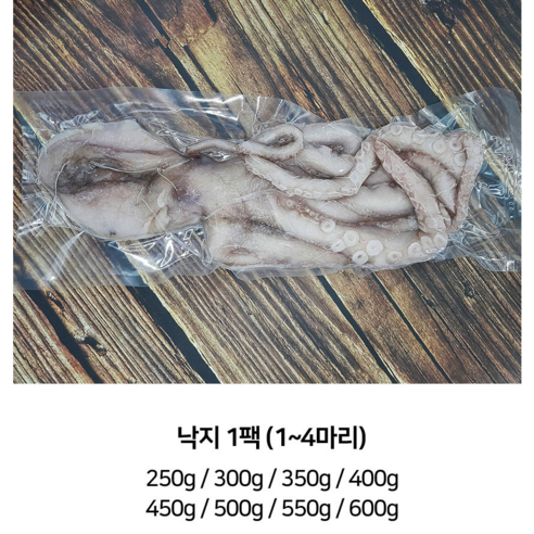 닉대디마트 군산 낙지 손질 세척 급냉, 1개, 500g