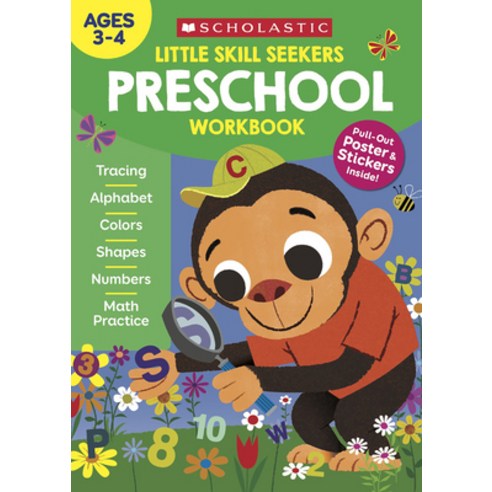 Little Skill Seekers: Preschool Workbook Paperback, Scholastic Teaching Resources