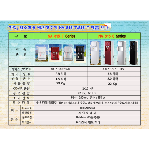 최저가 혜택까지! 워터케어 냉온정수기 DWP-816S 만나보세요.