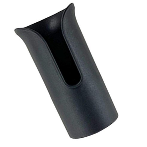 인서트 프로텍터 플라스틱 라운드 낚시 도구 슬롯형 로드 홀더 낚싯대 랙 홀더에 맞는 보호용 모자 해양 보트, 검은 색, 122mm