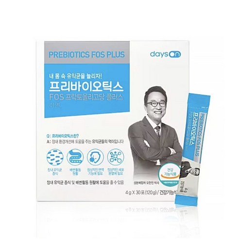 오한진 프리바이오틱스 FOS 플러스, 120g, 2포