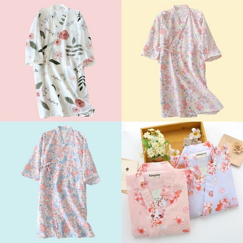 사우나 호텔 골프 샤워가운 여행 잠옷 여름 여성 로브 골프장 라운딩 사계절 목욕 가운, 1개, 05-1.E-Type(M)