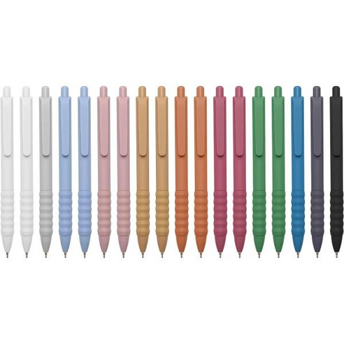 볼펜 블랙잉크펜 매끄러운글씨 미디움포인트 1.0mm 슈퍼소프트그립 포함 오피스펜 12개 카운트, 8-count