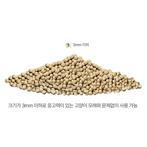 리쿤이네 섞어모래 고양이 모래 화장실 탈취제 항균 먼지없는 모래 400g, 1개