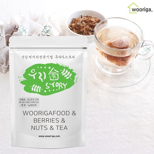 국산 유근피차 80티백 왕느릅나무 뿌리 껍질차